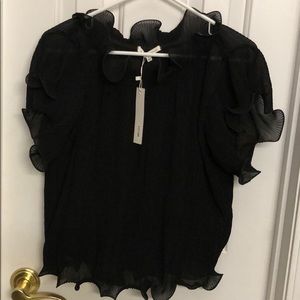 Black sheer shirt